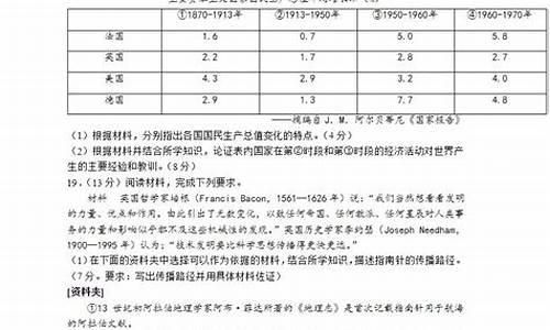 海南历史高考卷2020_历史海南高考答案解析